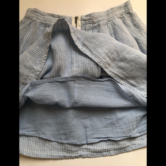 Forever 21 Baby Blue Striped Skirt XS - Picture 6 of 6